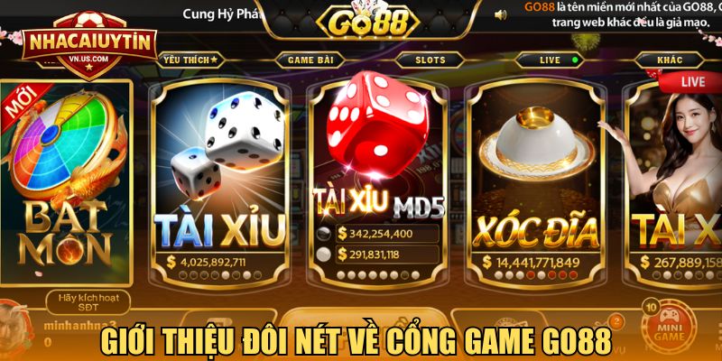 Giới thiệu đôi nét về cổng game Go88 