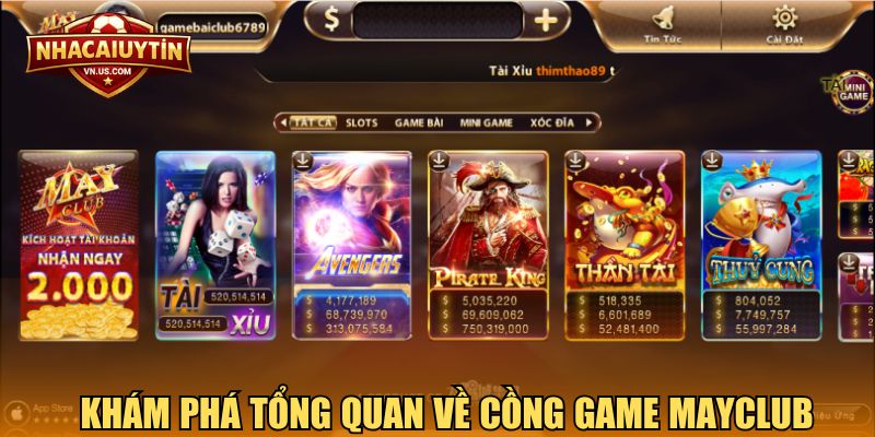 Khám phá tổng quan về cồng game Mayclub